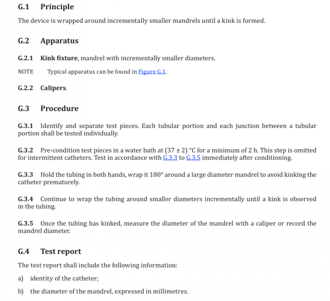 ISO 20696 Apparatus For Testing Sterile Urethral Catheters Until Kinking 1