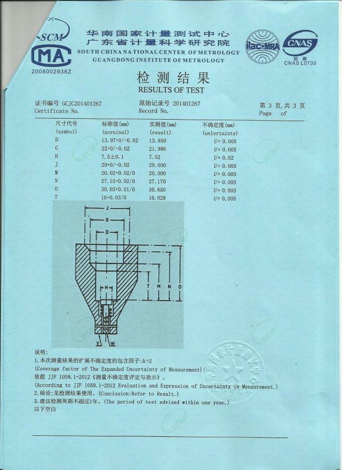 Go No Go Gauge To Check Dimensions Smin , Thread Plug Gauge 7006-29B-2、E26 GAUGES/E27 GAIGE 4